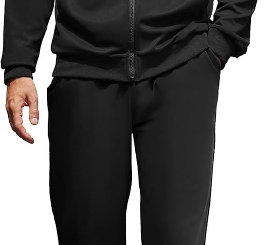Men's Tracksuits Casual Sweatsuit 2 Piece Full Zip Athletic Jogging Suit Sets Sport Sweat Suit