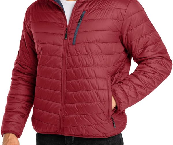 Men's Puffer Jacket Lightweight Packable Winter Jacket