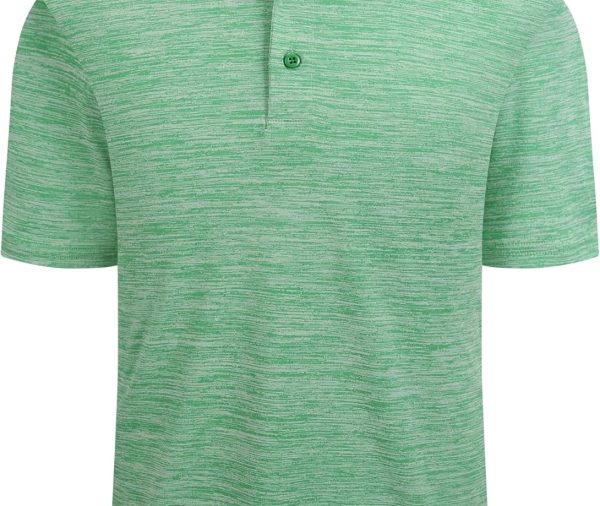 Mens Golf Shirt Moisture Wicking Quick-Dry Short Sleeve Casual Polo Shirts for Men