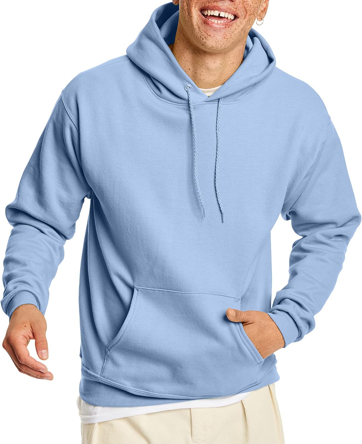 Hoodie, Midweight Fleece, Pullover Hooded Sweatshirt for Men - Image 2