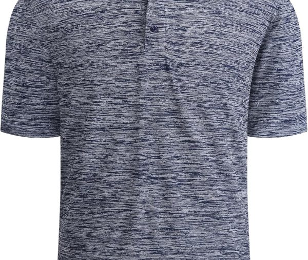 Mens Golf Shirt Moisture Wicking Quick-Dry Short Sleeve Casual Polo Shirts for Men