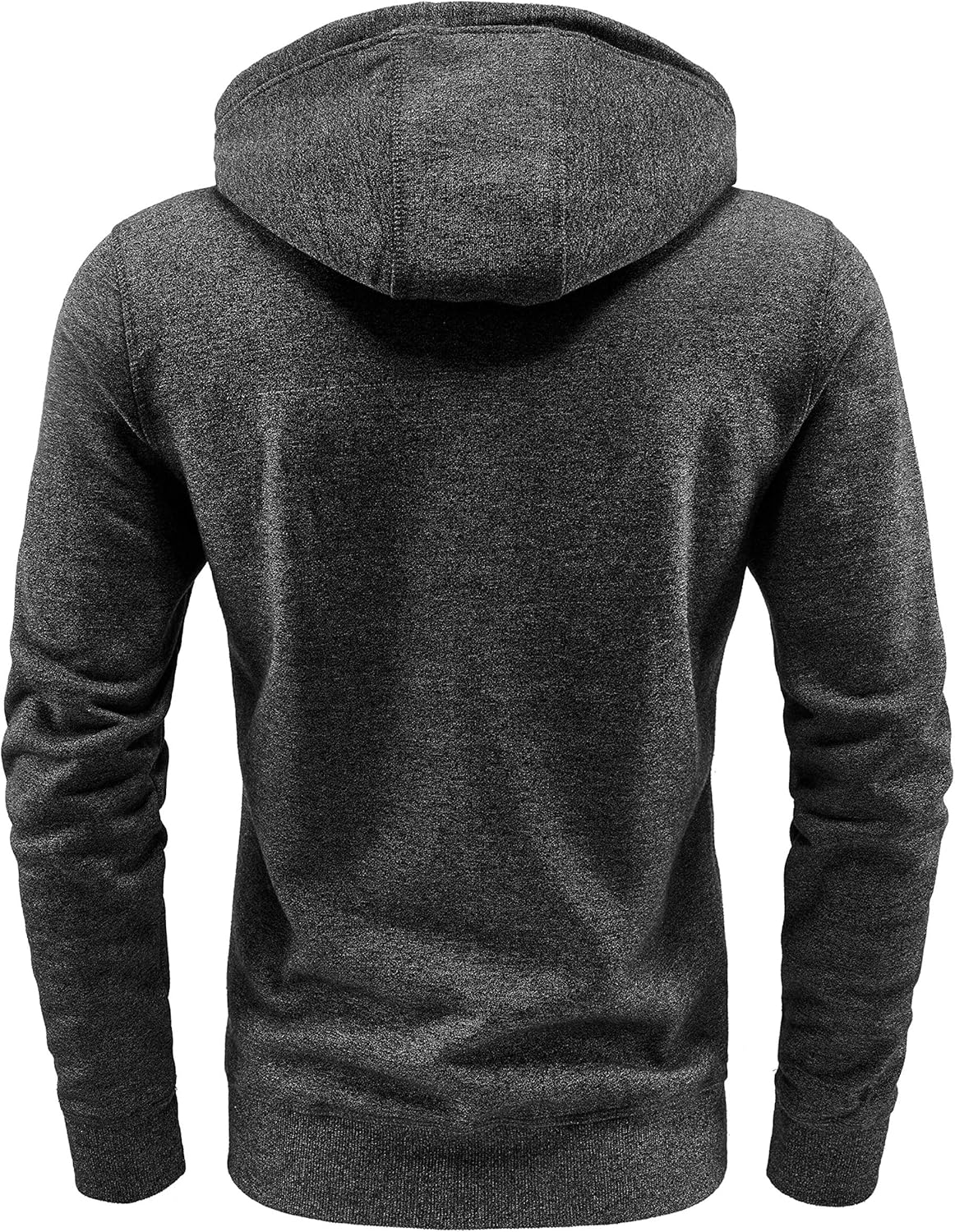 Men's Full Zip Fleece Hoodie zippered Color Block hooded slim Fit Long Sleeve Lightweight Sweatshirt - Image 2